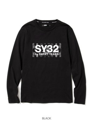 画像3: SY32 by SWEET YEARS  PAISLEY BOX LOGO L/S TEE