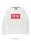SY32 by SWEET YEARS   BOX LOGO L/S TEE