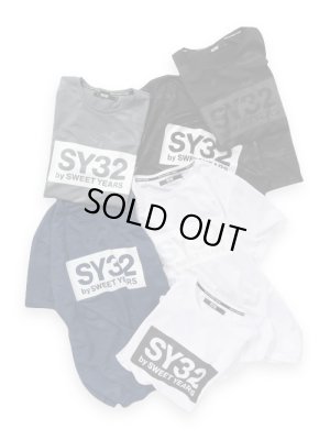 画像1: SY32 by SWEET YEARS  EMBOSS CAMO BOX LOGO TEE