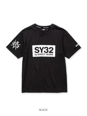 画像2: SY32 by SWEET YEARS  FLASH COLOR BOX LOGO TEE