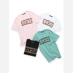 画像: SY32 by SWEET YEARS  INK JET BOX LOGO TEE