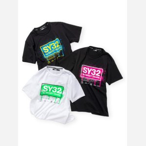 画像: SY32 by SWEET YEARS  FLUORESCENT LOGO TEE